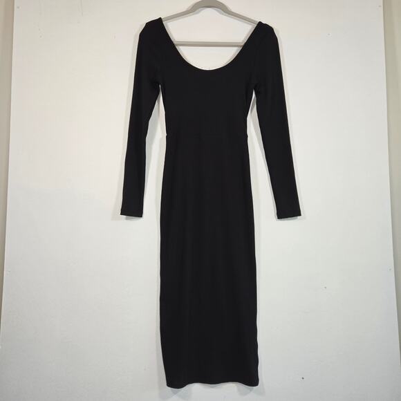 Forever 21 Dresses & Skirts - Forever 21 Black Ribbed Midi Dress. Size Small